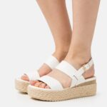Anna Field kvinner espadriller hvit P266L1459
