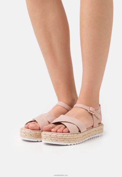 Anna Field kvinner espadriller lys rosa P266L1561