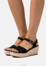 Anna Field kvinner espadriller svart P266L1472