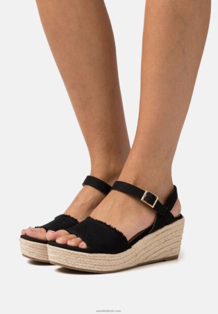 Anna Field kvinner espadriller svart P266L1472