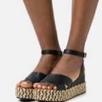 Anna Field kvinner espadriller svart P266L1479