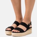 Anna Field kvinner espadriller svart P266L1482