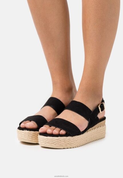Anna Field kvinner espadriller svart P266L1482