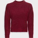 Anna Field kvinner genser bordeaux P266L846
