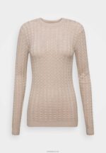Anna Field kvinner genser lys brun melange P266L836 - Bilde 4