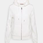 Anna Field kvinner genser med glidelås off-white P266L767