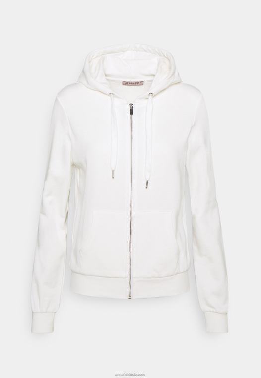 anna_field_kvinner_genser_med_glidelas_off_white_p266l767.jpg Anna Field kvinner genser med glidelås off-white P266L767 - Bilde 1