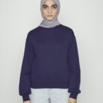 Anna Field kvinner genser mørkeblå P266L757