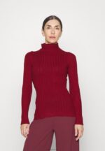 Anna Field kvinner genser mørkerød P266L843