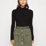 Anna Field kvinner genser svart P266L833