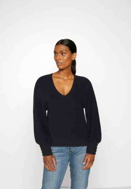 Anna Field kvinner genser svart P266L850