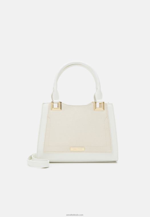 anna_field_kvinner_handveske_off_white_p266l2341.jpg Anna Field kvinner håndveske off-white P266L2341 - Bilde 1