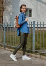 Anna Field kvinner høye joggesko hvit P266L1233 - Bilde 5