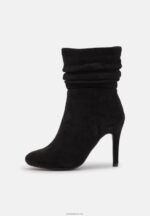 Anna Field kvinner høyhælte ankelstøvletter svarte P266L2259 - Bilde 2