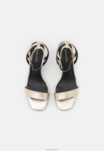 Anna Field kvinner høyhælte sandaler gull P266L1258 - Bilde 6