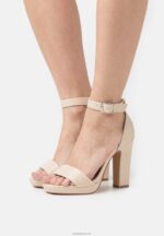 Anna Field kvinner høyhælte sandaler off-white P266L1571