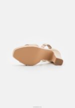 Anna Field kvinner høyhælte sandaler off-white P266L1571 - Bilde 5