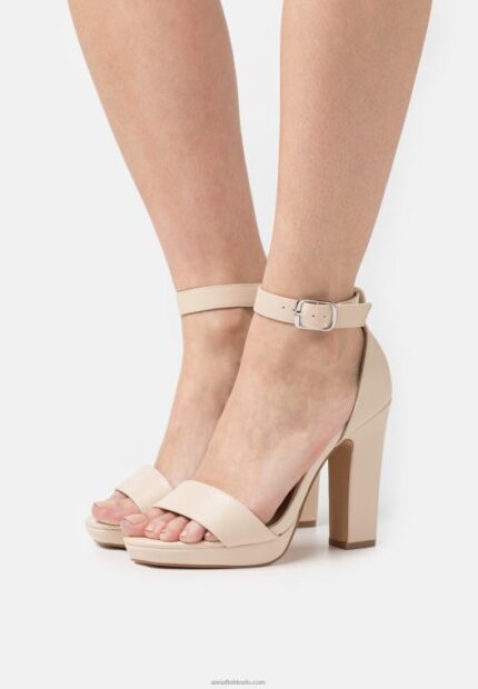 Anna Field kvinner høyhælte sandaler off-white P266L1571