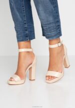 Anna Field kvinner høyhælte sandaler offwhite P266L1557