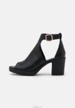 Anna Field kvinner høyhælte sandaler svarte P266L1272 - Bilde 2