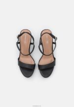 Anna Field kvinner høyhælte sandaler svarte P266L1375 - Bilde 6