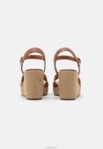 Anna Field kvinner høyhælte skinnsandaler cognac P266L1478 - Bilde 4