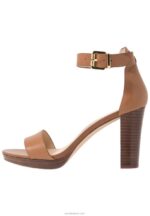 Anna Field kvinner høyhælte skinnsandaler cognac P266L1549 - Bilde 2