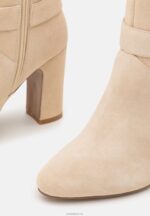 Anna Field kvinner høyhælte skinnstøvler beige P266L2258 - Bilde 6