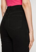 Anna Field kvinner jeans med rette ben, svart denim P266L665 - Bilde 4