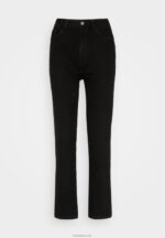 Anna Field kvinner jeans med rette ben, svart denim P266L665 - Bilde 5
