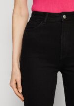 Anna Field kvinner jeans med rette ben, svart denim P266L665 - Bilde 6