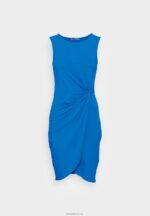 Anna Field kvinner jersey kjole blå P266L126 - Bilde 4