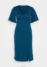 Anna Field kvinner jersey kjole blå P266L147 - Bilde 5