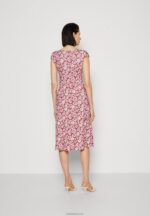 Anna Field kvinner jersey kjole brun/beige/rosa P266L123 - Bilde 3