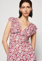 Anna Field kvinner jersey kjole brun/beige/rosa P266L123 - Bilde 4