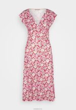Anna Field kvinner jersey kjole brun/beige/rosa P266L123 - Bilde 5