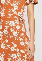 Anna Field kvinner jersey kjole brun/hvit P266L185 - Bilde 6