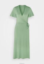 Anna Field kvinner jersey kjole grønn P266L151 - Bilde 5