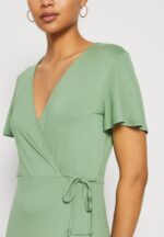 Anna Field kvinner jersey kjole grønn P266L151 - Bilde 6