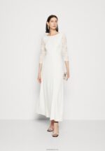 Anna Field kvinner jersey kjole hvit P266L75 - Bilde 2