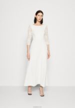 Anna Field kvinner jersey kjole hvit P266L75