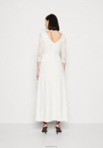 Anna Field kvinner jersey kjole hvit P266L75 - Bilde 3