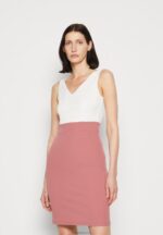 Anna Field kvinner jersey kjole hvit/rosa P266L36