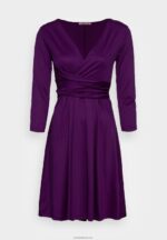 Anna Field kvinner jersey kjole lilla P266L145