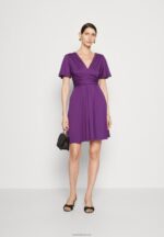 Anna Field kvinner jersey kjole lilla P266L148 - Bilde 2