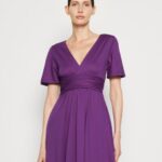 Anna Field kvinner jersey kjole lilla P266L148
