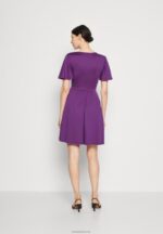 Anna Field kvinner jersey kjole lilla P266L148 - Bilde 3