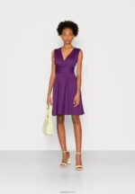 Anna Field kvinner jersey kjole lilla P266L170 - Bilde 2