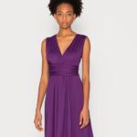 Anna Field kvinner jersey kjole lilla P266L170