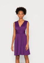 Anna Field kvinner jersey kjole lilla P266L170